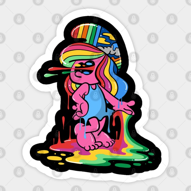 Smurfette Sticker by ms_wearer